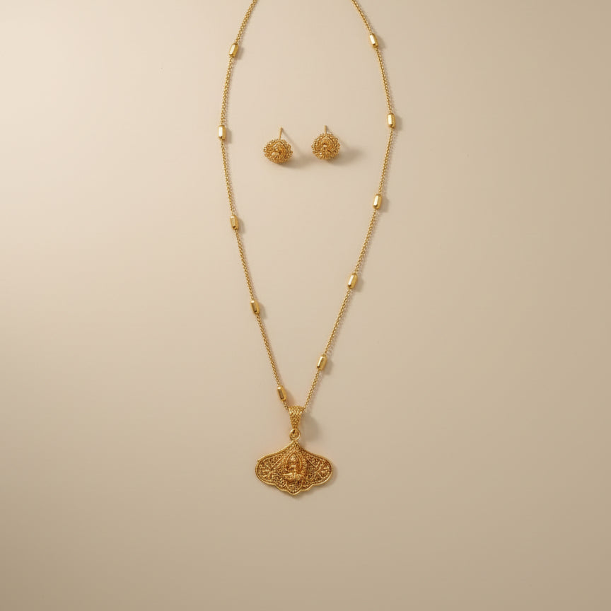 Aaradhya Temple Gold Set - Gold