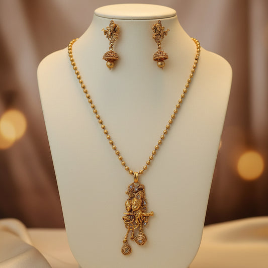 Mohan Murali Mala Set - Gold