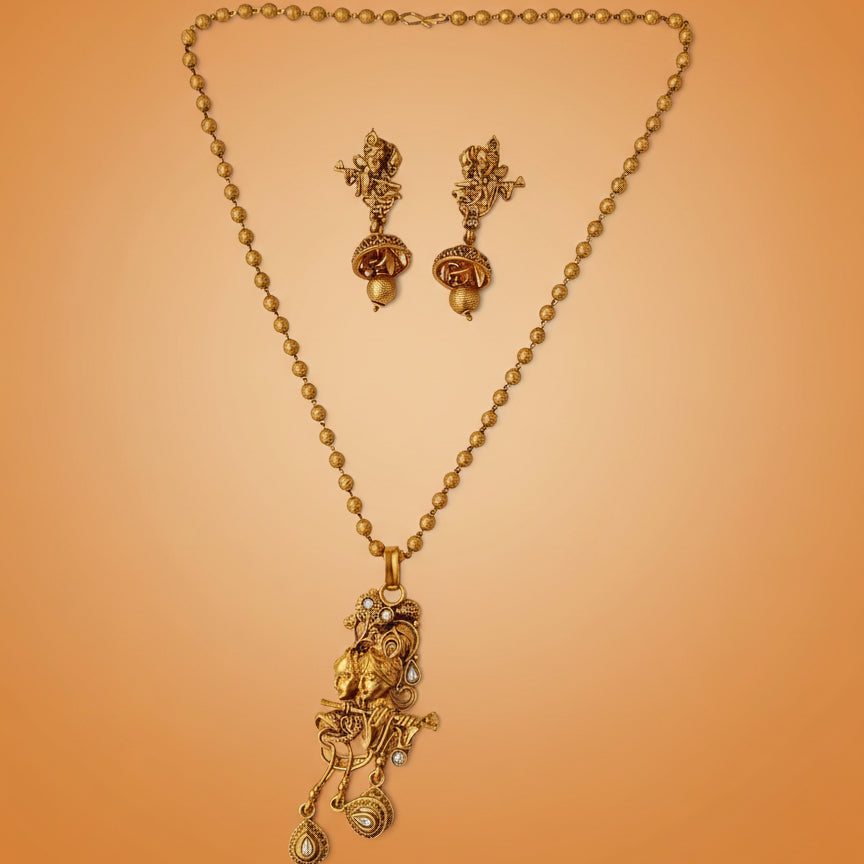 Mohan Murali Mala Set - Gold