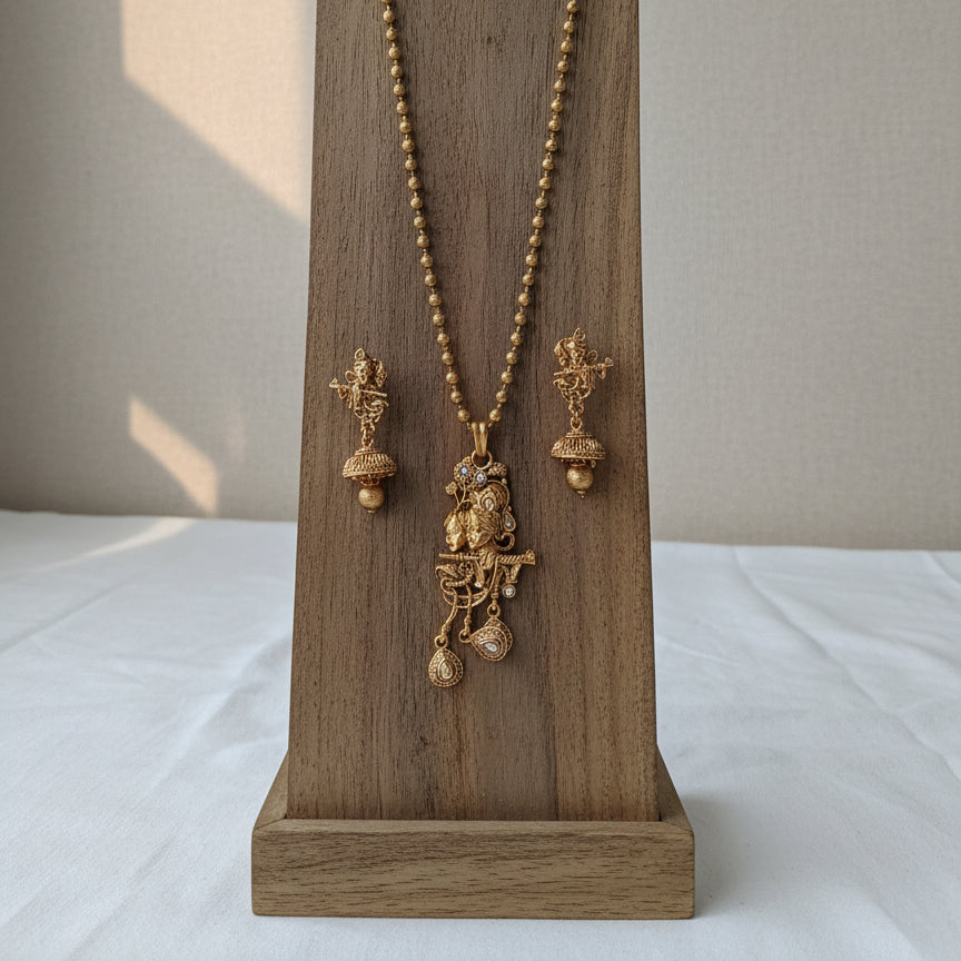 Mohan Murali Mala Set - Gold