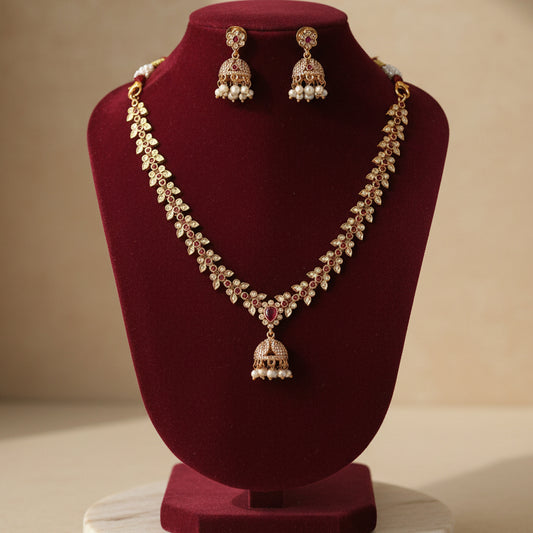 Kanika Jhumki Charm Set - Gold