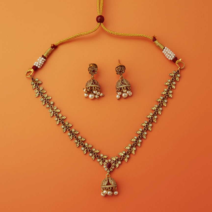 Kanika Jhumki Charm Set - Gold