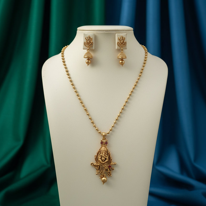 Ganpati Mayur Harmony Set - Gold