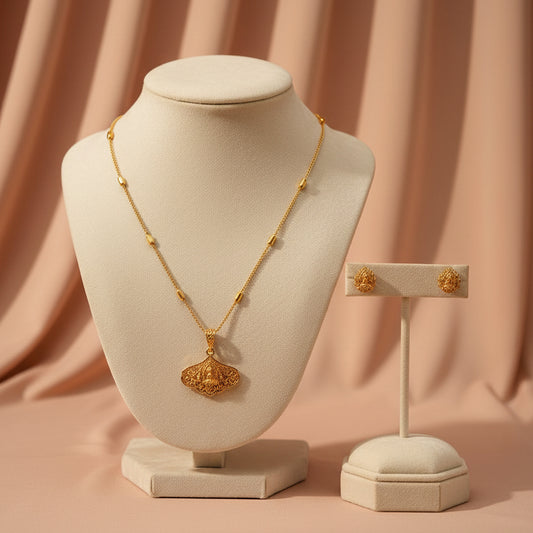 Aaradhya Temple Gold Set - Gold