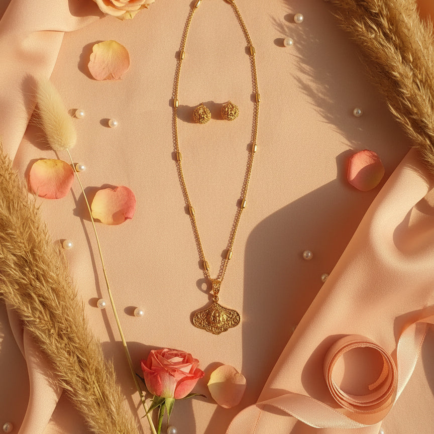 Aaradhya Temple Gold Set - Gold