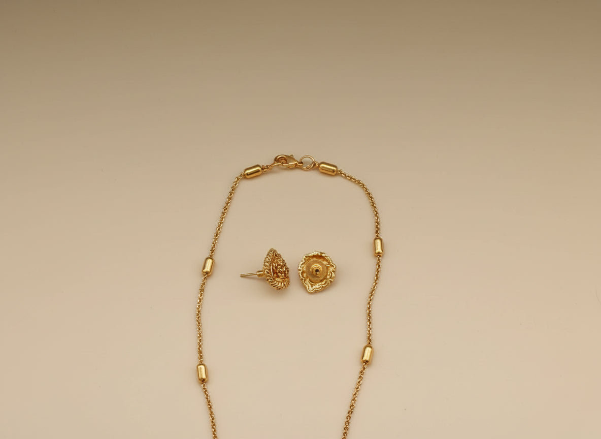 Aaradhya Temple Gold Set - Gold