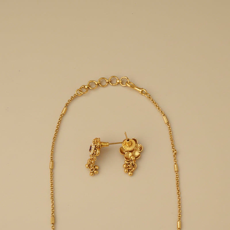 Rangini Rosette Set - Gold - Jewel Katha