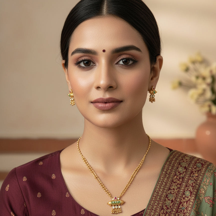 Shravani Shringar Set - Gold