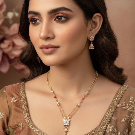 Charulata Set - Gold - Jewel Katha