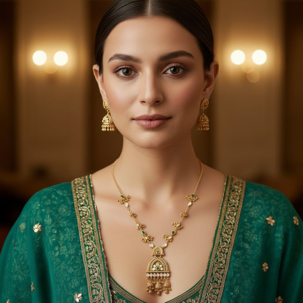 Harini Deepam Set - Gold