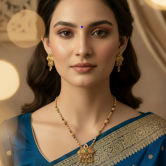 Zari Bloom Set - Gold - Jewel Katha