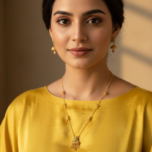 Tara Fleur Set - Gold - Jewel Katha