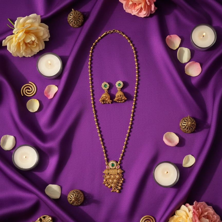 Green Mystique Set - Gold