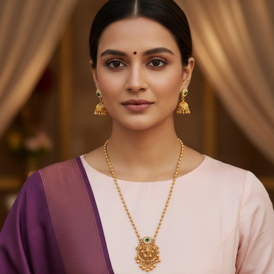 Green Mystique Set - Gold - Jewel Katha