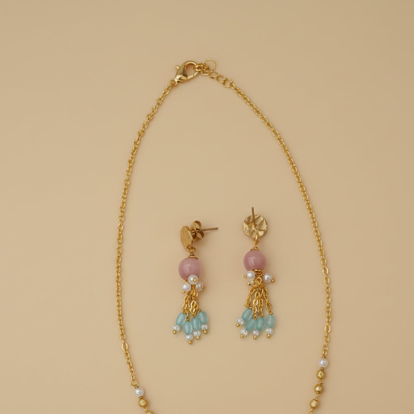 Saanjh Phool Set - Gold retake photo of this product