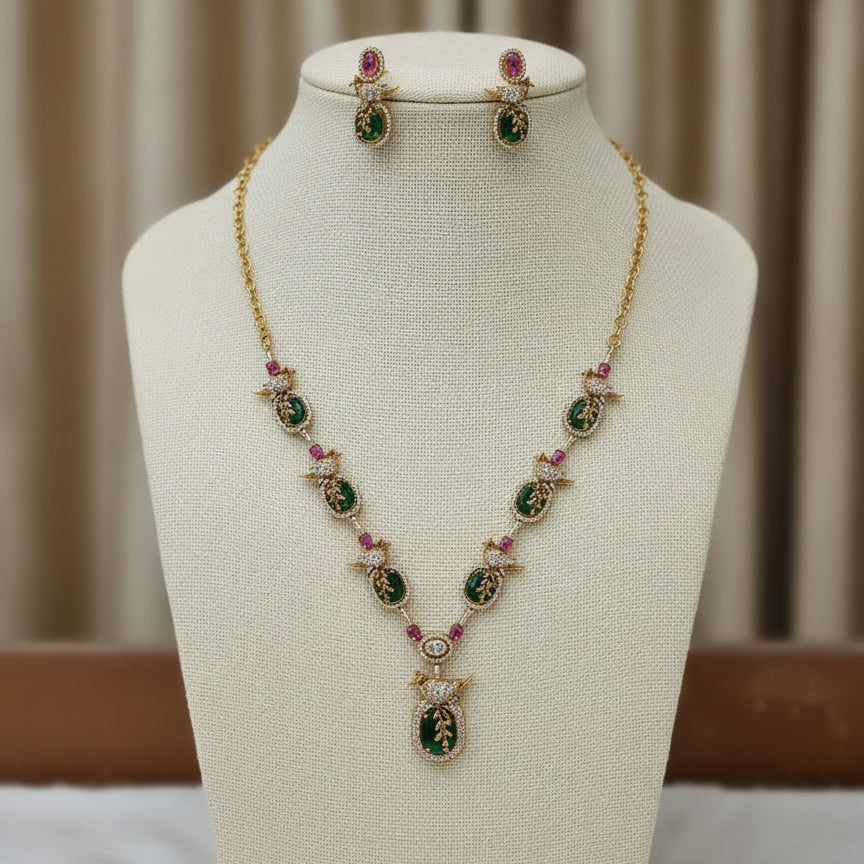 Green Wing Grace - Gold