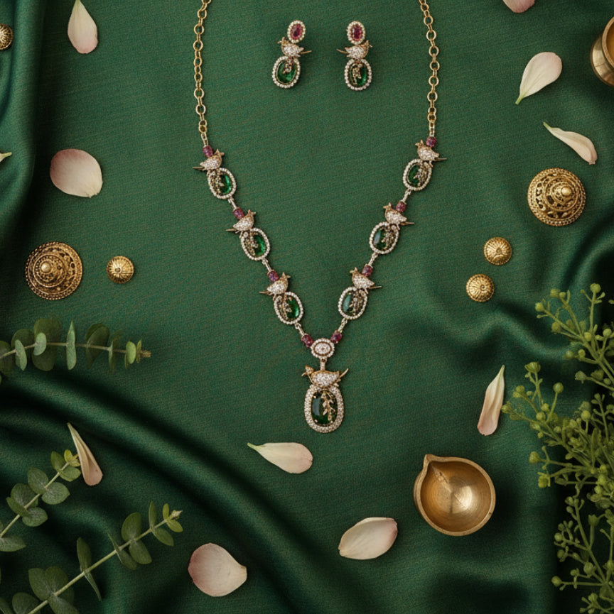 Green Wing Grace - Gold