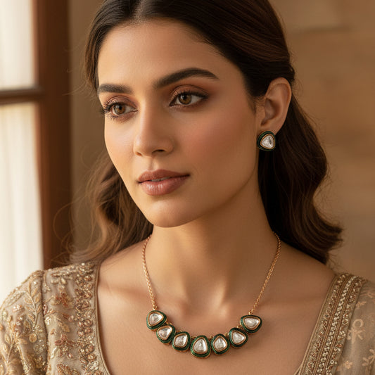 Panna Glow Statement Set