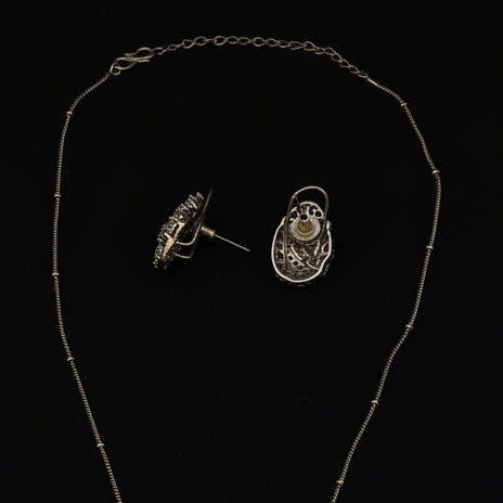 Crystal Veil Pendant Set