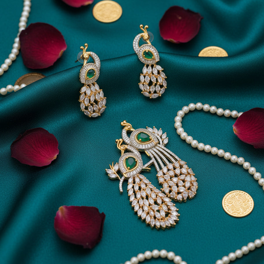 Peacock AD  Pendant Set