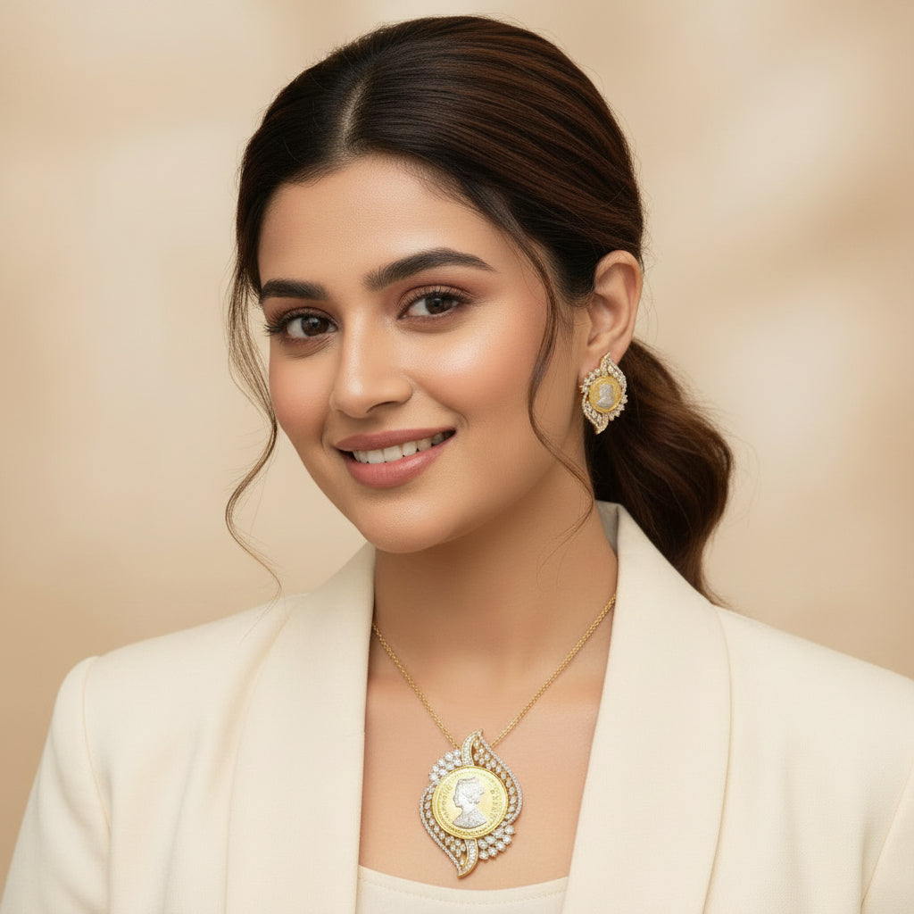 Regal Coin AD Pendant Set