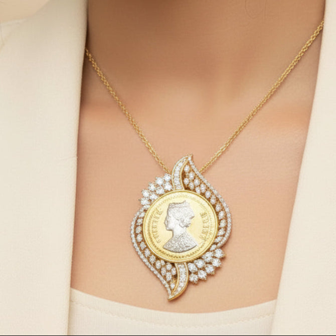 Regal Coin AD Pendant Set